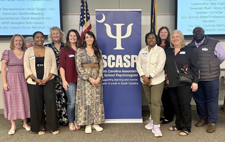 The SCASP executive board and regional representatives at a board meeting