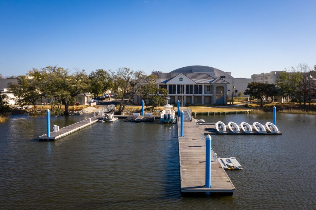 The Swain Boating Center at The Citadel in Charleston, home of the SCASP Summer Conference on June 7–8, 2027